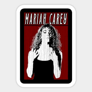 Vintage Retro Mariah Carey Sticker